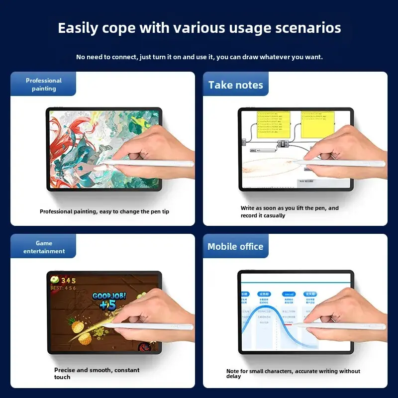 Lenovo Pad 10.6 Inch Tablet Pen K10 Pro Touch Screen Pen K11 Capacitive For New Xiaomi Mijia Pro 2 Crayon 4 Stylus
