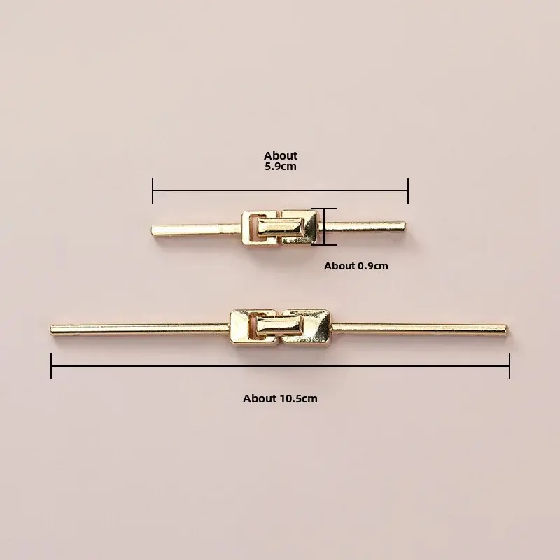 Chinese Style Tang Suit Lock Button Metal One-Row Button Hand-Stitched Collar Button Men's Clothing Stand-Up Collar Button