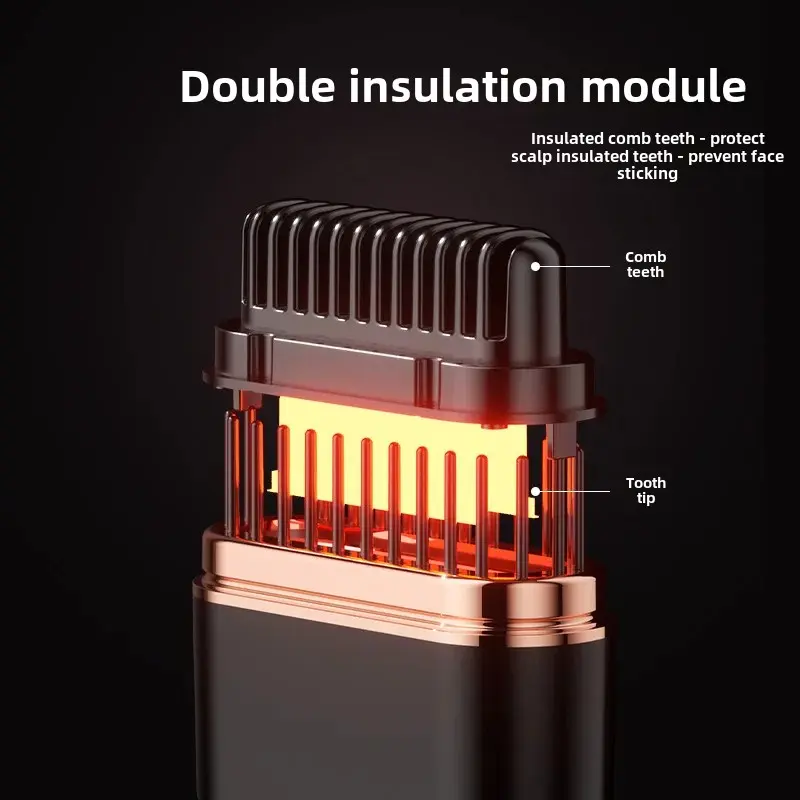 Portable Wireless Straightening Comb Compact Easy to Carry Long Battery Life for Business Trips Dormitory Use Lazy Girl