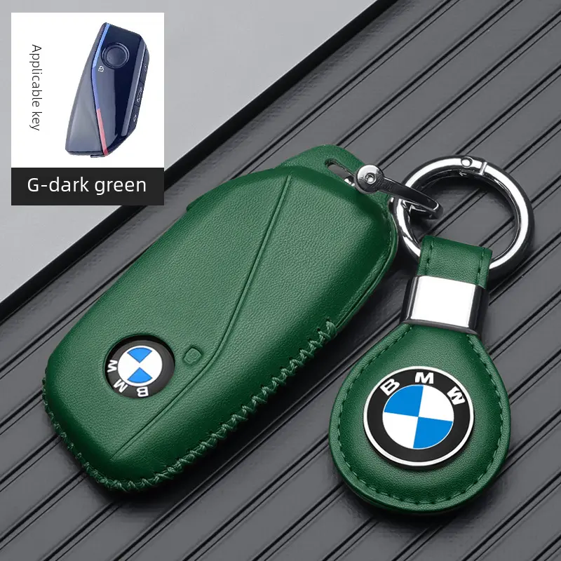 New X1/x7x5 Genuine Leather Key Case For Bmw 7 Series Models Ix/i7/xm740li Shell 735x6 Buckle