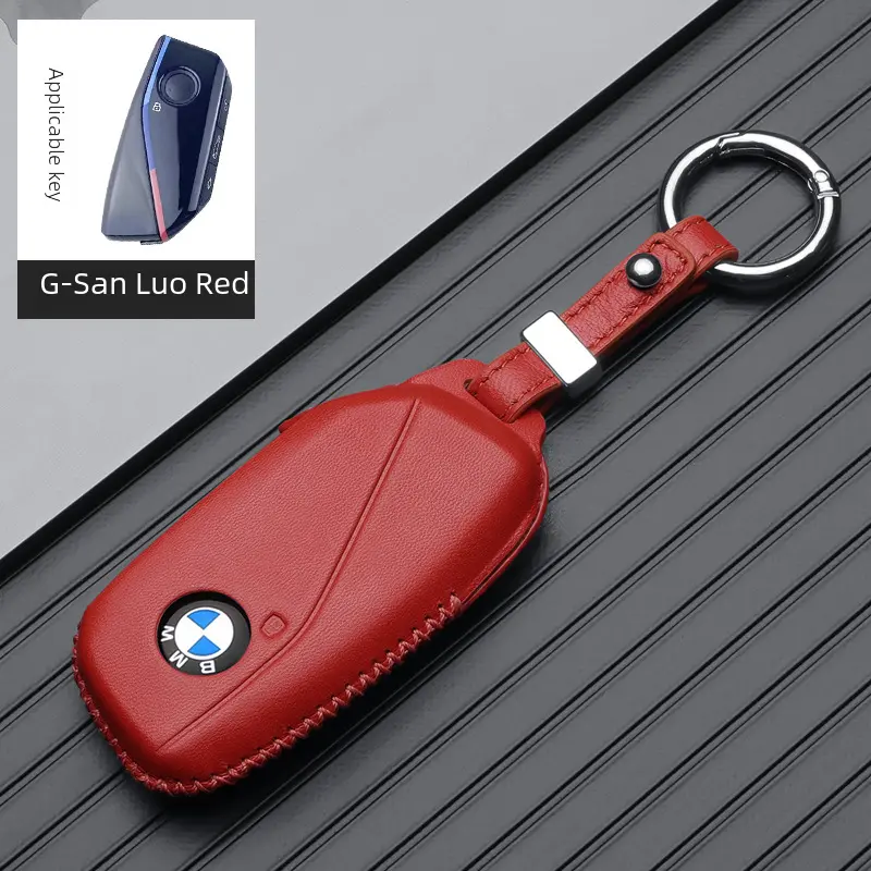 New X1/x7x5 Genuine Leather Key Case For Bmw 7 Series Models Ix/i7/xm740li Shell 735x6 Buckle
