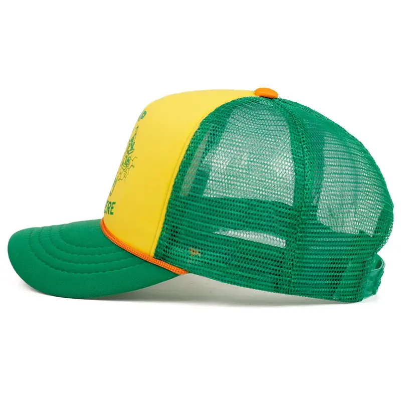 Stranger Things Dustin Men's Mesh Cap Trucker Hat Adjustable Snapback Baseball Cap Retro Style Comfortable Cotton Hat