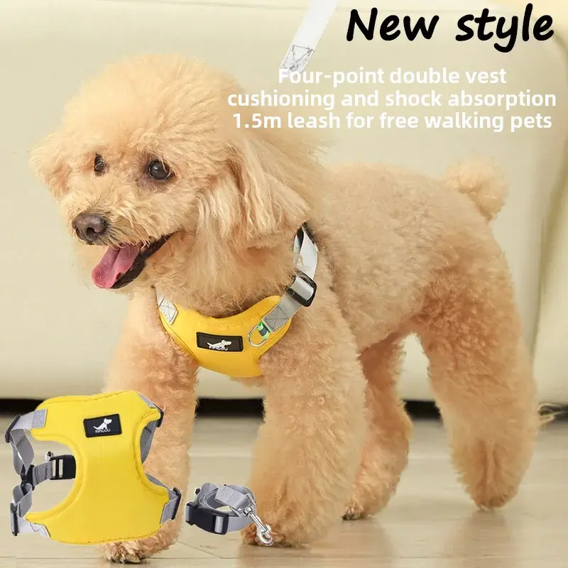 Pet Supplies Best Seller Dog Leash Breathable Dog Chest Strap Medium Small Dog Vest Style Leash Non-Customizable From China