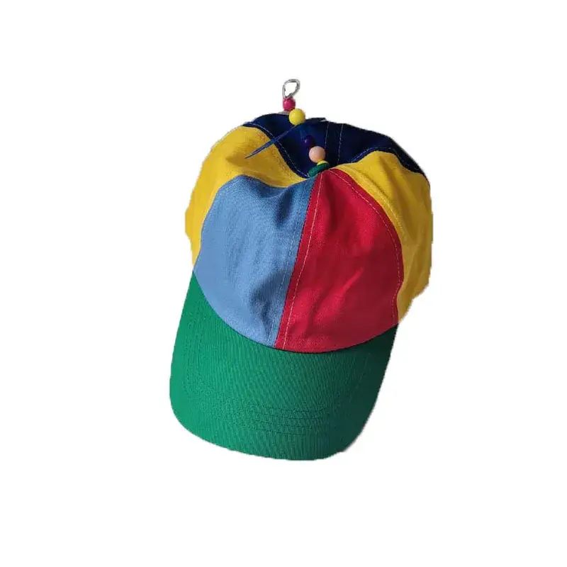 Boys And Girls Children's Helicopter Bamboo Dragonfly Baseball Cap Spring Autumn Kindergarten Parent-Child Windmill Hat Sunshade