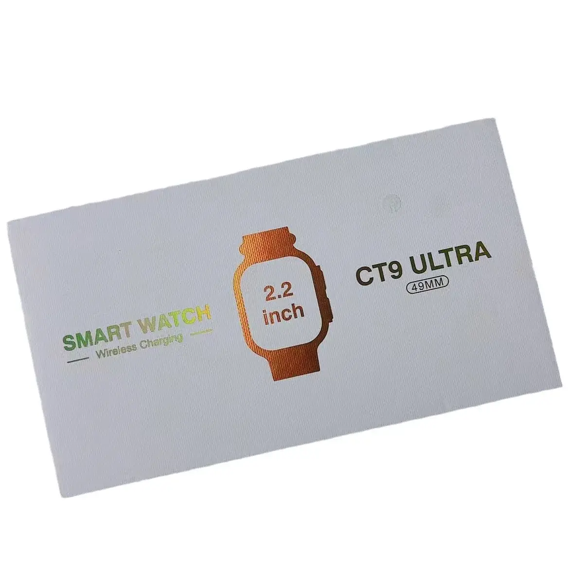 CT9 Ultra Pro Motorcycle Electronic Accessories Large Gold Watch Dual Band 2.2 Large Screen 49MM Genuine Screw Genuine Clasp