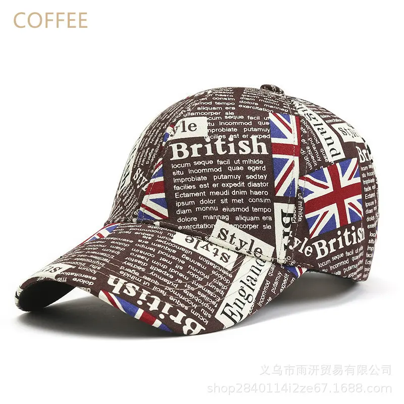 New Hip Hop Baseball Cap Trendy Personalized Duckbill Cap Maple Leaf Print Basebal Cap Fashionable Lace Net Hat from China