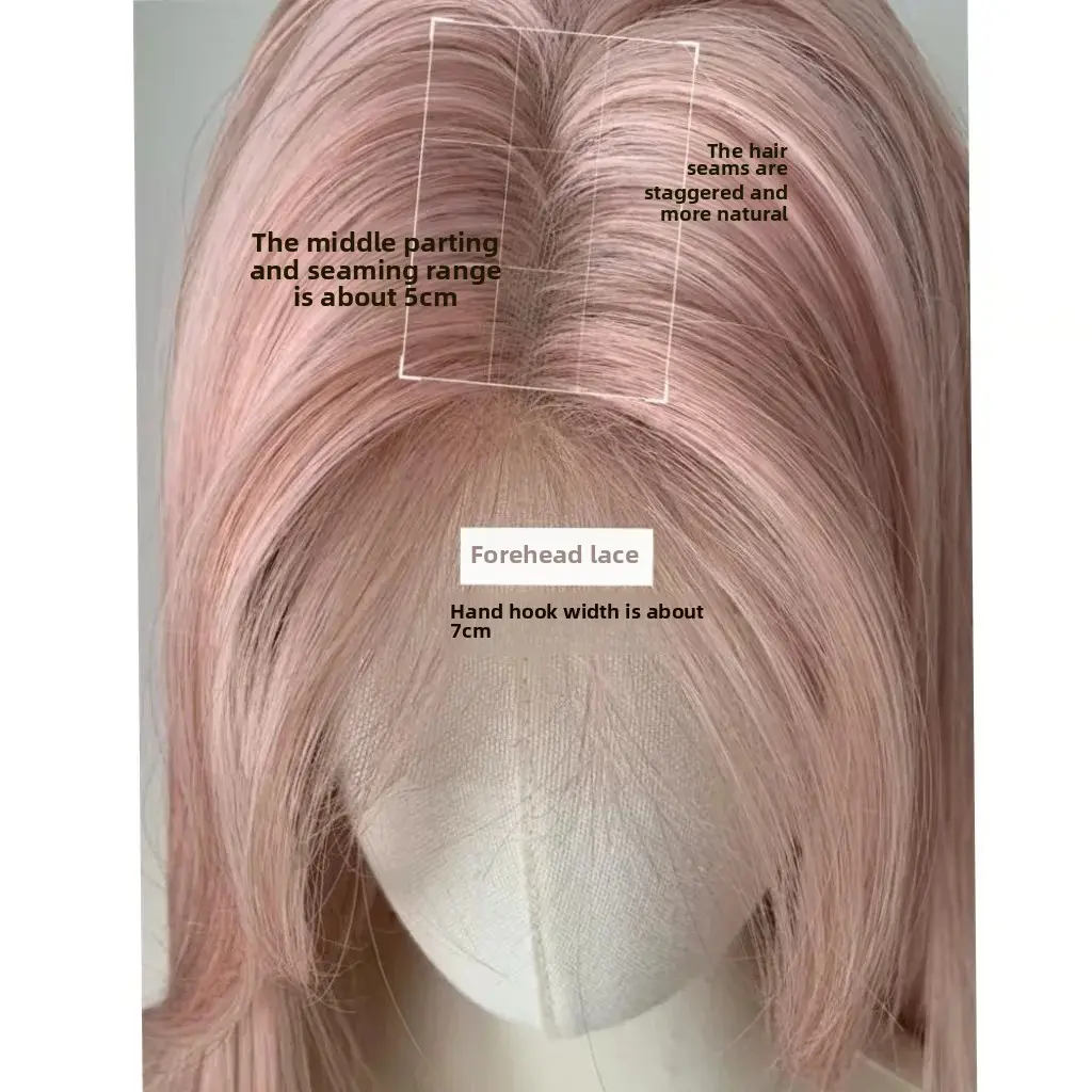 Yiduo Women's Long Straight Hair Full Wig Protein Silk Fake Hair Layers Asian Fiber Mechanism Hair Cap Origin China