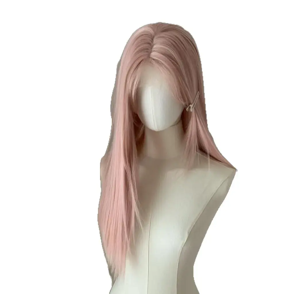 Yiduo Women's Long Straight Hair Full Wig Protein Silk Fake Hair Layers Asian Fiber Mechanism Hair Cap Origin China