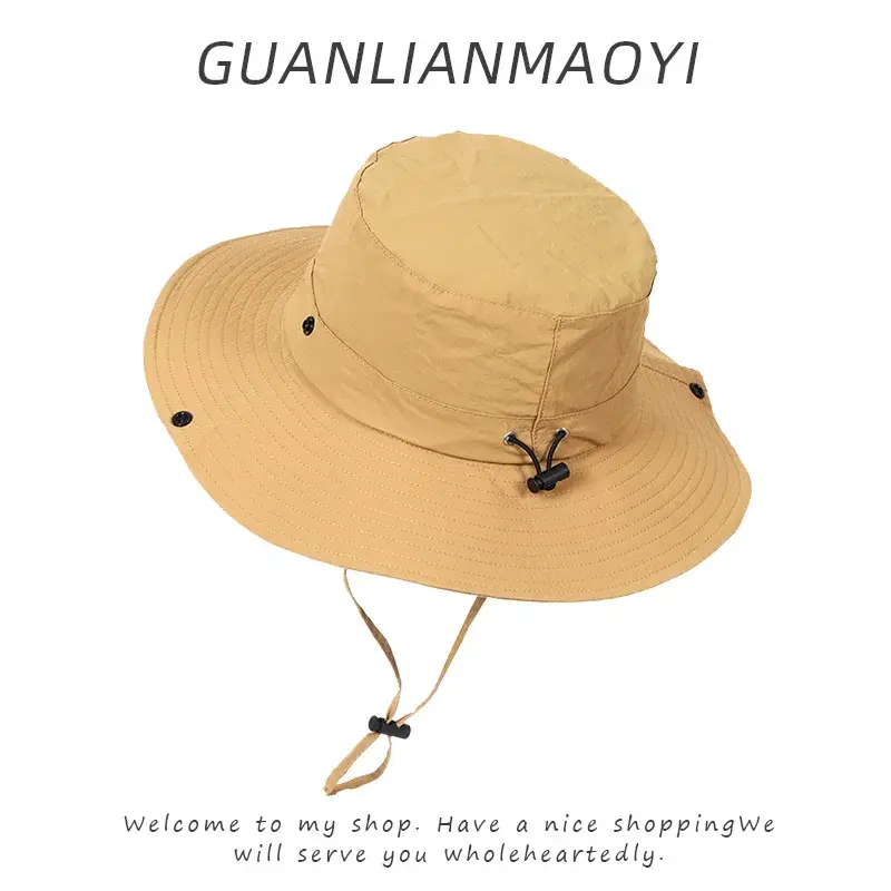 New 25 UV Protection Fishing Hat Hiking Mountain Climbing Bucket Bowl Sunshade Sun Protection Cap Outdoor Camping Hat