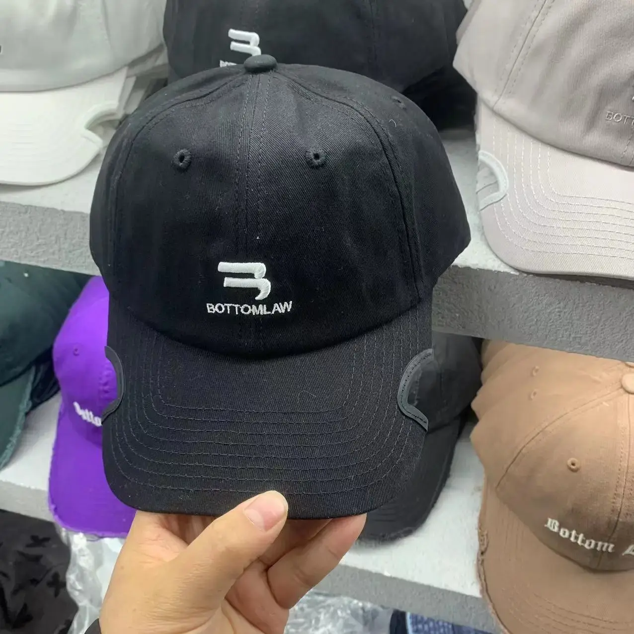 Trendy Baseball Cap Women's Spring New Style Face Slimming Hat Brim Gap Design Sun Protection Couple's Duckbill Cap