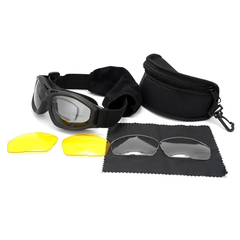 High Definition Motorcycle Riding Glasses Windproof Sandproof Moth CS Tactical Protective Goggles Outdoor Protection Wind Glasse