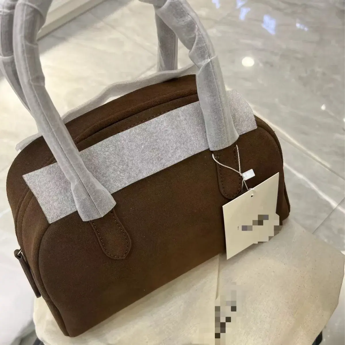 Nothingwritten Niche Korean Style Women's Fashionable Large Capacity Genuine Leather Handbag Byston Fashionable Car Equipment Ac