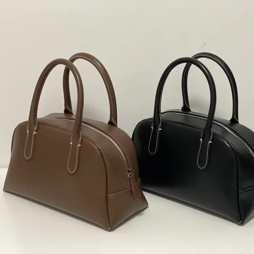 Nothingwritten Niche Korean Style Women's Fashionable Large Capacity Genuine Leather Handbag Byston Fashionable Car Equipment Ac