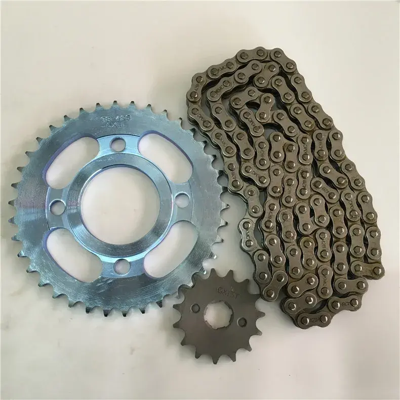 Classic Motorcycle Accessories Wy125-a Chain Cg125 Gear Chain Xf125 Sprocket Disc Motorbike Parts