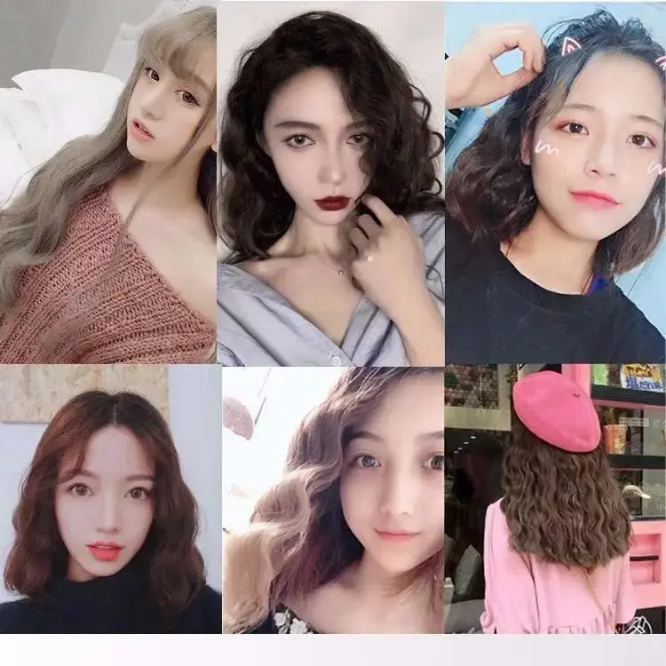 Ceramic Hair Curling Iron Wave Pattern Straightening And Curling Dual-Purpose Age-Defying Styling Tool for Dormitory Use
