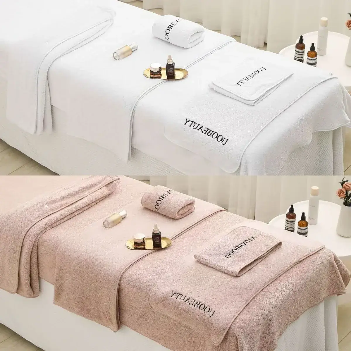 New Korean Beauty Towel Set Bubble Velvet Quick Dry Bed Sheet Towel Bath Robe Set Absorbent Printed Logo Hair Drying Towel