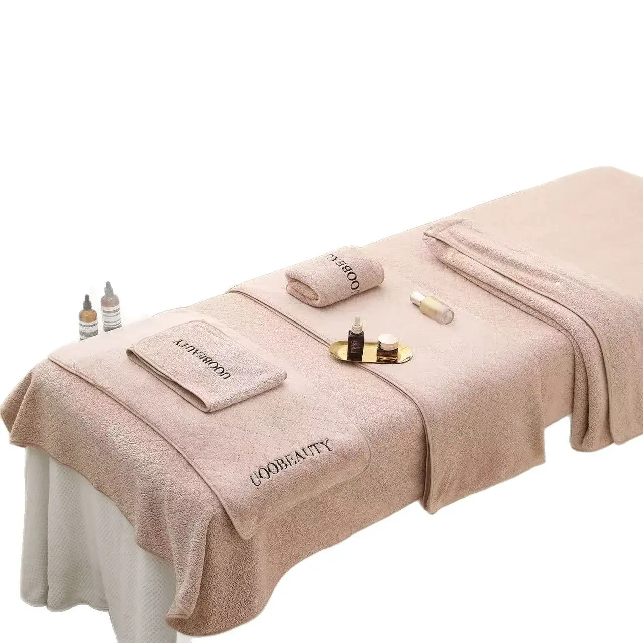 New Korean Beauty Towel Set Bubble Velvet Quick Dry Bed Sheet Towel Bath Robe Set Absorbent Printed Logo Hair Drying Towel