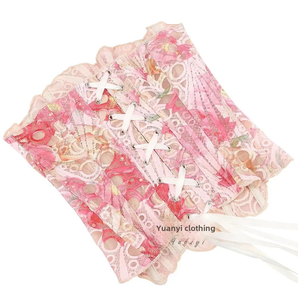 European Style Court Corset Double Layer Lace Bone Clothing Insprinting Shaping Underwear Fast Selling Popular Model