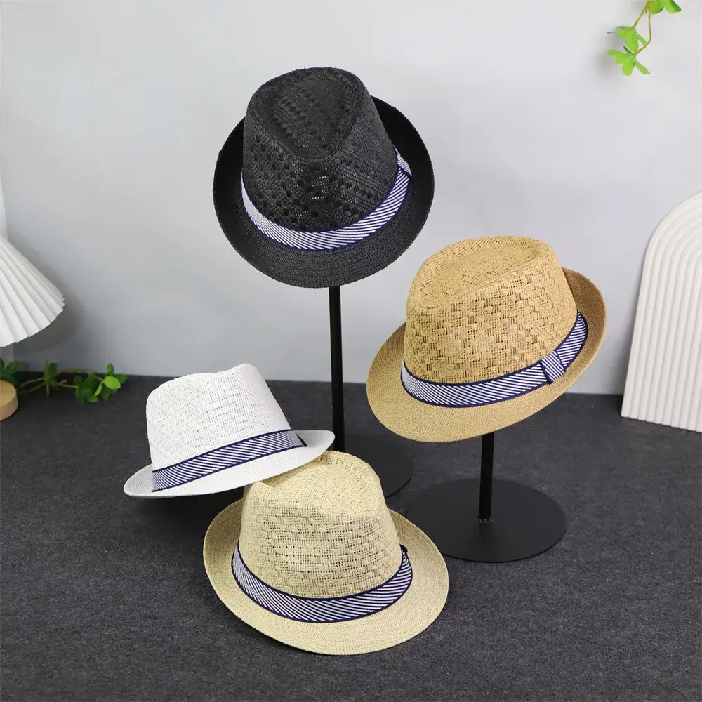 Casual Party Breathable Sunscreen Korean Japanese Style Small Gift Hat Retractable Umbrella Hat Jazz British Vintage