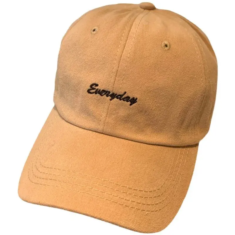 Women's Summer Soft Top Baseball Cap Letter Embroidery Fashion Korean Style Streetwear Versatile Sunshade Cap Student Brand