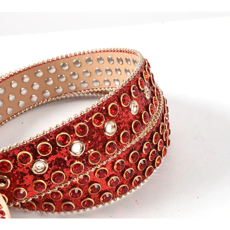 Fashionable Versatile Korean Style Belt Crossbody Diamonds Crystals Decorative Unique Design For Women