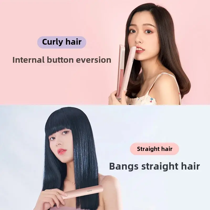Mini Straightening And Curling Iron Small Size Hair Styling Tool for Women Hair Pulling And Fixing Professional Salon Tool