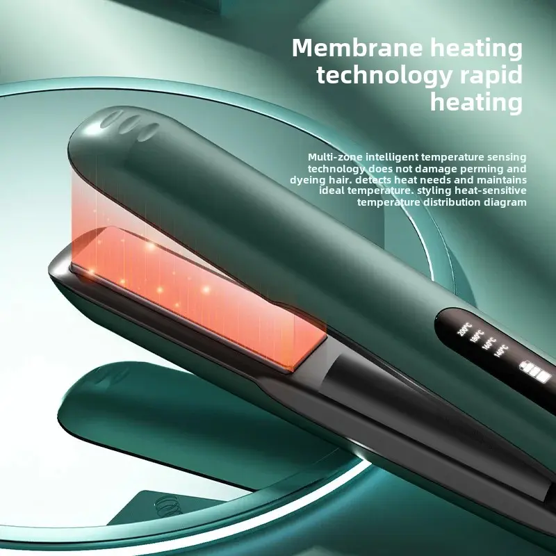 Portable USB Charging Hair Straightening And Curling Iron Travel Essential Salon Tool Accessories Wireless Hair Straightener