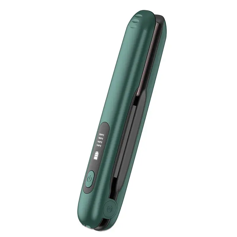 Portable USB Charging Hair Straightening And Curling Iron Travel Essential Salon Tool Accessories Wireless Hair Straightener
