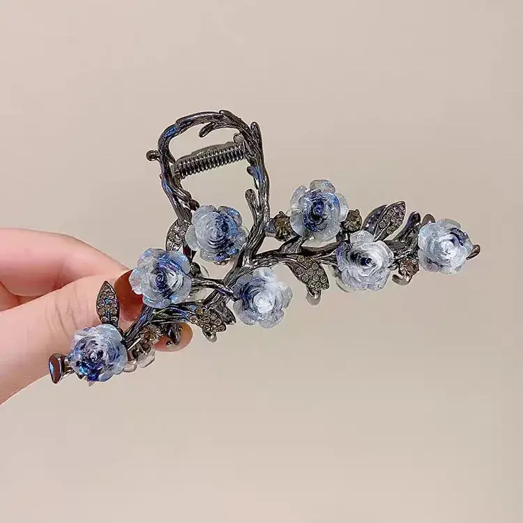 SweetVersatile 2023 New Cherry Blossom Hair Clip Elegant Fringed Style High End Hair Accessories For Men Women Children Baby