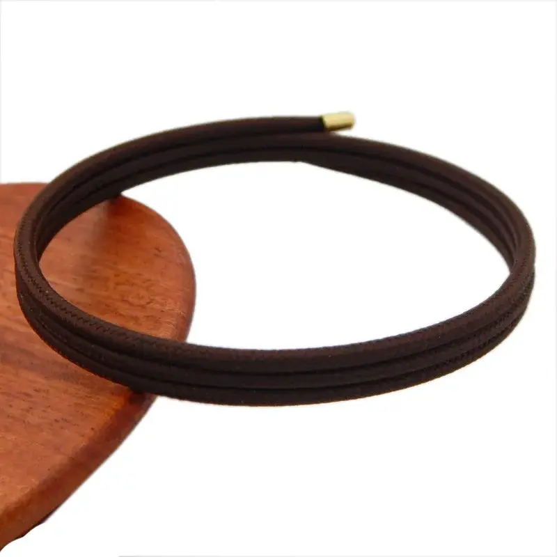 3D Hard Gold Beads Bracelet Necklace Magnetic Absorption Rope High Quality Elastic String Jewelry Accessories China Origin