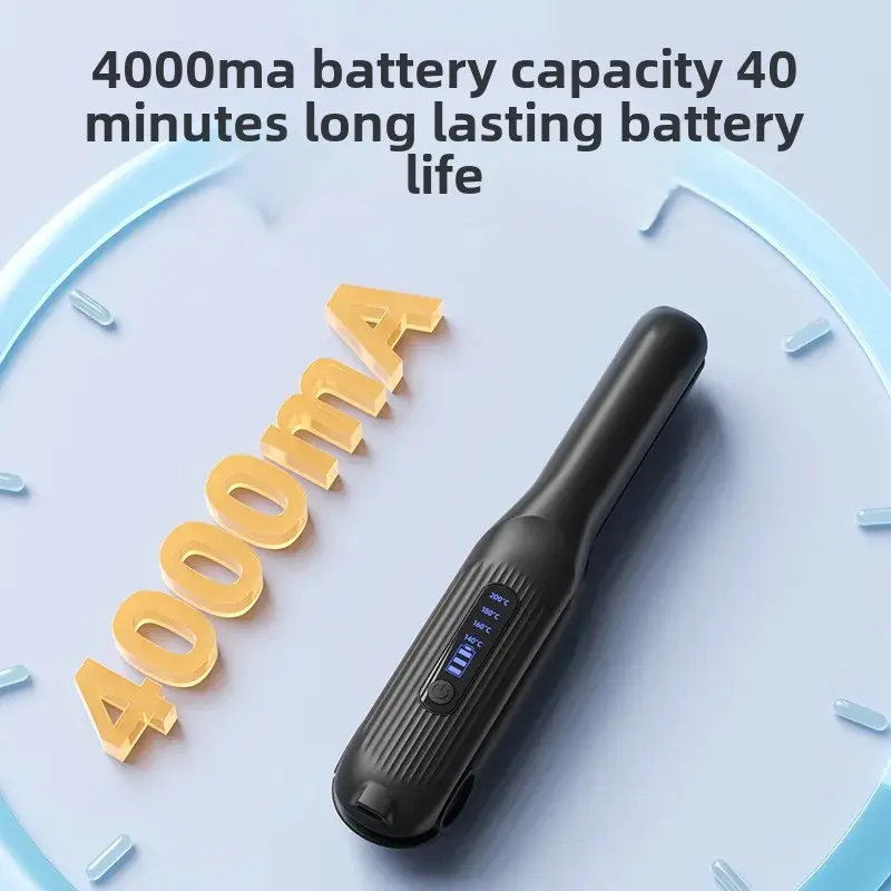 Wireless Portable Mini Hair Straightening Clamp Chargeable Dual Use Bangs Curling Straightener Dormitory God Straightener