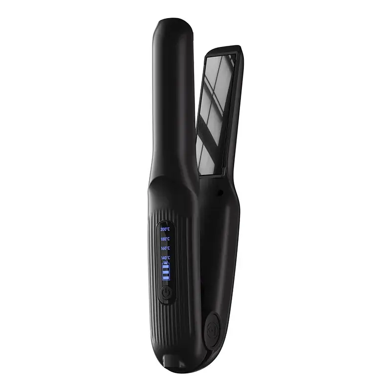 Wireless Portable Mini Hair Straightening Clamp Chargeable Dual Use Bangs Curling Straightener Dormitory God Straightener