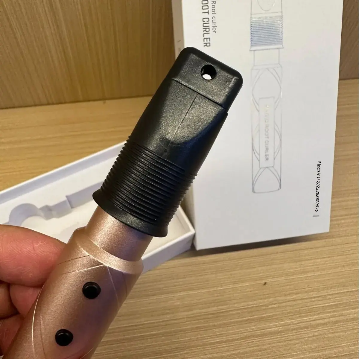 Morgan Curling Iron Hair Styling Tools for Men African American Hair Salon Accessories Root Volumizer Heightening Clamp