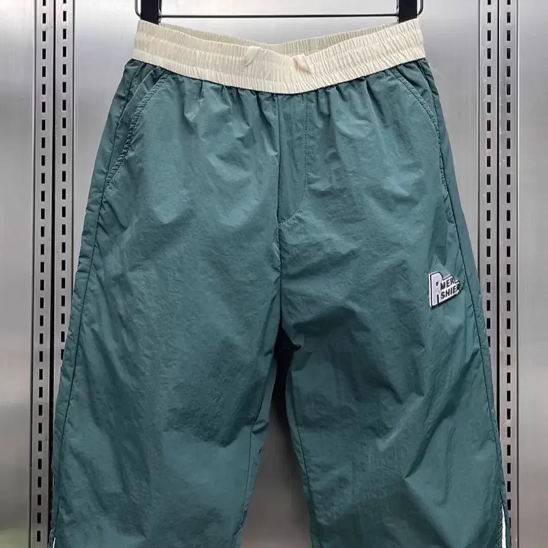 Men's Casual Pants Autumn Cropped 2024 New Style Loose Fit Versatile Trendy Brand Sports Bundle Feet Pants