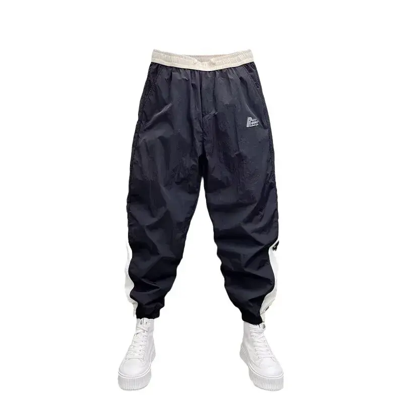 Men's Casual Pants Autumn Cropped 2024 New Style Loose Fit Versatile Trendy Brand Sports Bundle Feet Pants