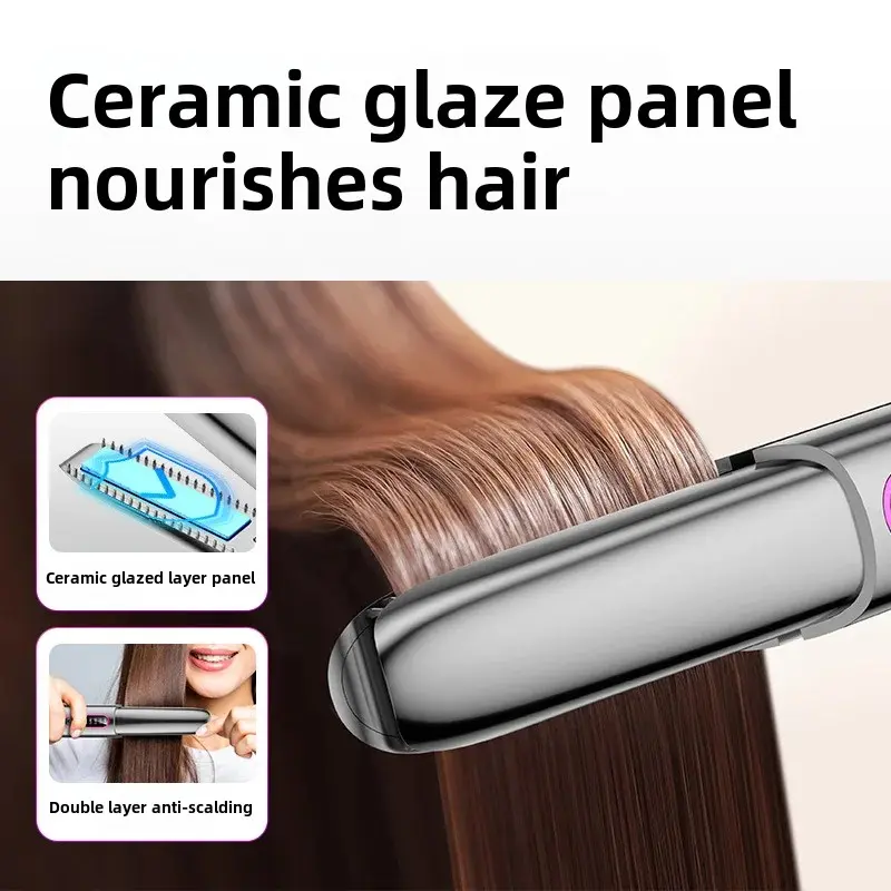 Mini Portable Wireless Hair Straightening And Curling Iron Fashionable Salon Tool Accessory from Mainland China QXXZ Cross-Borde