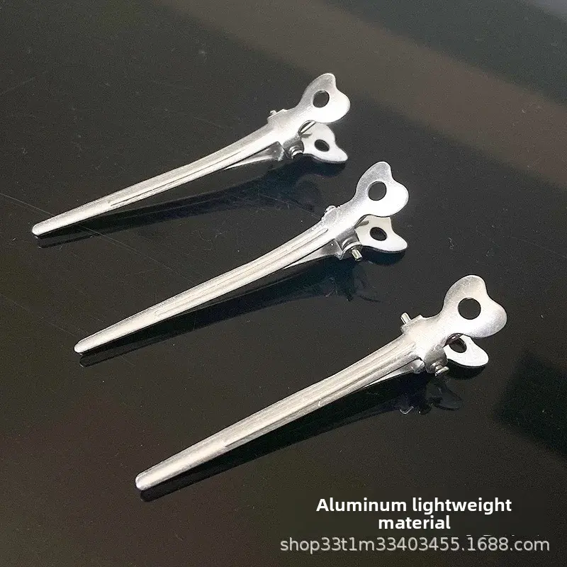 Ultra-fine Aluminum Hair Clips 70pcs Set Hair Partitioning Positioning Clip 5.5cm Bangs Shaping Clip Hand Push Wave