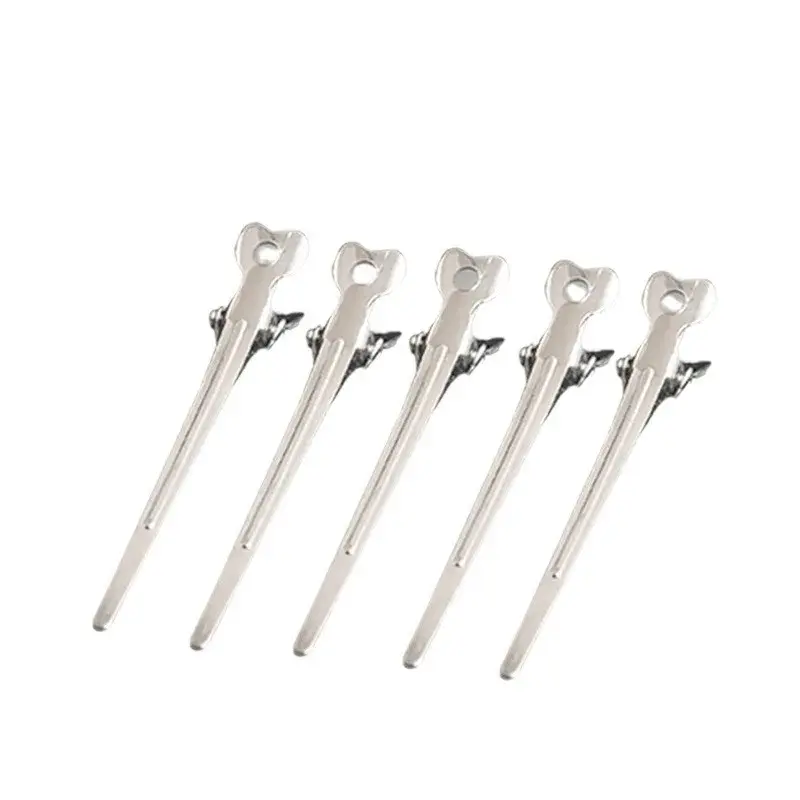 Ultra-fine Aluminum Hair Clips 70pcs Set Hair Partitioning Positioning Clip 5.5cm Bangs Shaping Clip Hand Push Wave