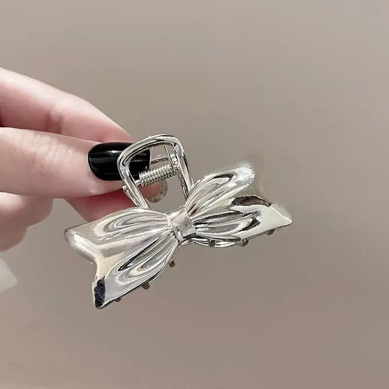 Fashionable Butterfly Knot Hair Accessories Luxury High End Shark Clamp Stylish Elegant Hair Decorations Professional Salon Fixe