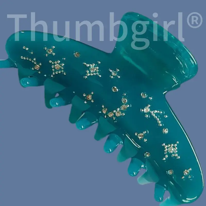 Sweet French Girl Acetate Star Cute Clip Shark Clamp Diamond Embedded Adorable Hair Clip Stylish Hair Accessories