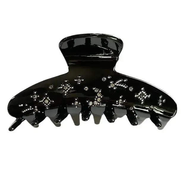 Sweet French Girl Acetate Star Cute Clip Shark Clamp Diamond Embedded Adorable Hair Clip Stylish Hair Accessories