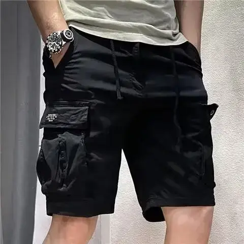 Casual Workwear Shorts Men's Five-Quarter Fashion Hong Kong Style Summer New Arrival Teenagers' Mid-Length Pants
