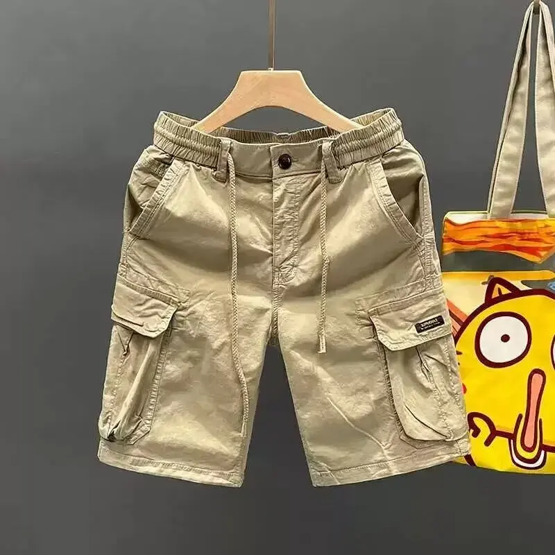 Casual Workwear Shorts Men's Five-Quarter Fashion Hong Kong Style Summer New Arrival Teenagers' Mid-Length Pants