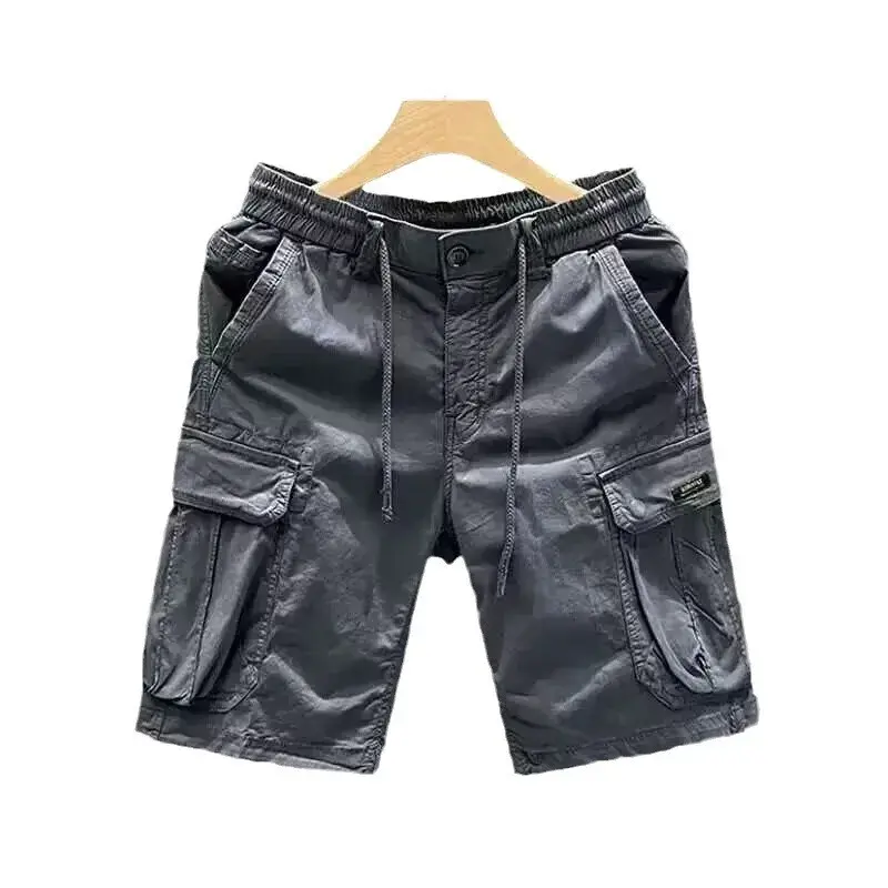 Casual Workwear Shorts Men's Five-Quarter Fashion Hong Kong Style Summer New Arrival Teenagers' Mid-Length Pants