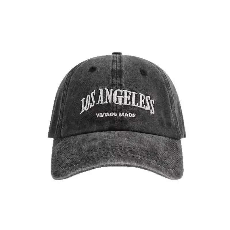 Casual Retro American Style Baseball Cap Unisex Washed Spring Summer Versatile Simple Design Hat for Men And Women