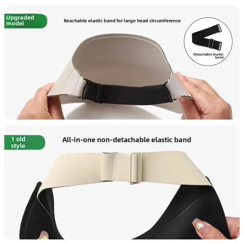 Women's Sun Protection Hat 2025 New Seamless Integrated Empty Top Wide Brim Casual Foldable UV Protection Sunshade Hat
