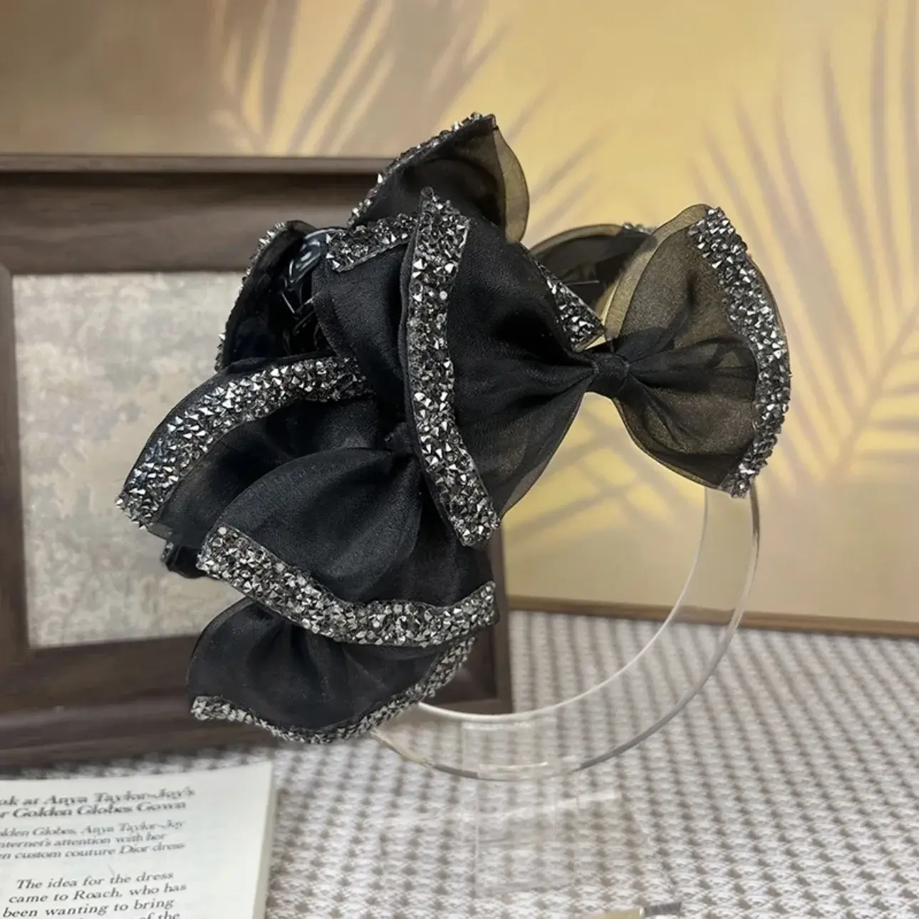 Elegant Butterfly Knot Hair Clip Simple New Style Back of Head Updo Large Claw Miniature Shark Clip Delicate Hair Accessory