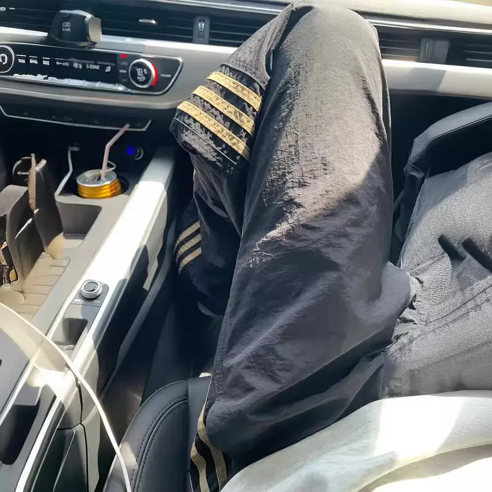 Men's Black Striped Casual Pants American Style Vintage Quick Dry Cargo Pants Three Pleats Straight Leg Sport