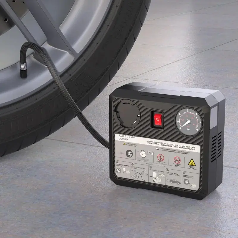 Universal Electric Air Pump For Motorcycles Cars Tires Inflation And Repair Portable High Power Air Pump For Outdoor Use