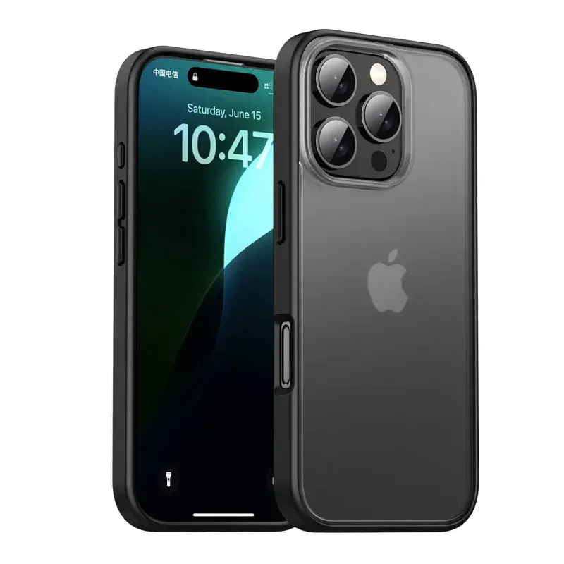 IPhone16promax Protective Case New Style Anti-Fall Apple16pro Guard Cover Thickened16 Shell Motorcycle Electronic Accessories